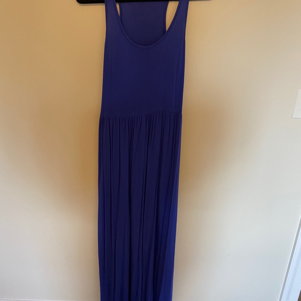 Blue maxi dress